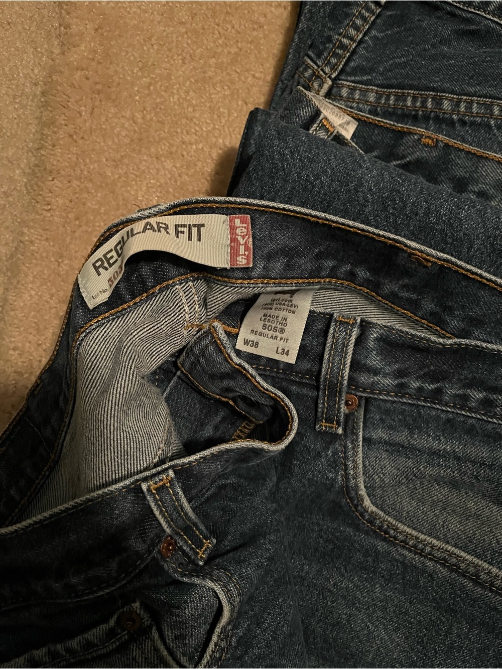 Levi's Men's Blue Straight-Leg Jeans - 505 Style $35 ea